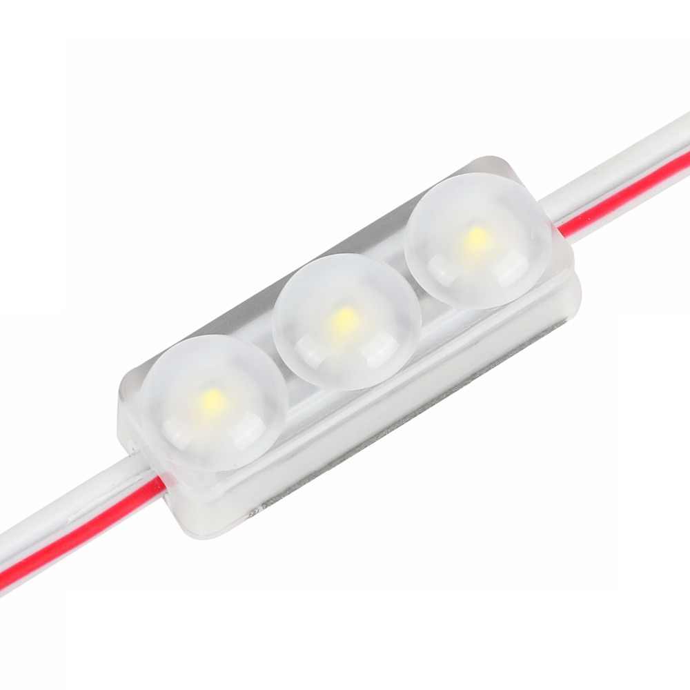Single Color LED Modules - Linear Module with 3 SMD LEDs - 185  Lumens/Module - 20-Pack / 100-Pack