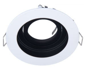 White and Black Round Fixture