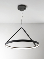 Black Halo Chandelier Pendant Lamp